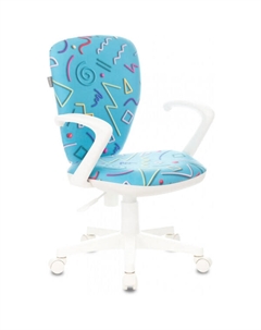 Кресло KD-W10AXSN/STICK-BL (голубой) Бюрократ