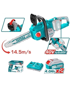 Аккумуляторная пила TGSLI401682 (с 2-мя АКБ) Total