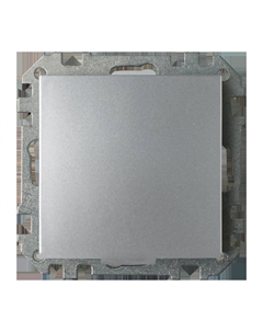 Розетка Fenix 1-гнездн. с/з с/ш с/кр (без рамки) серебро РС16-536 Energy