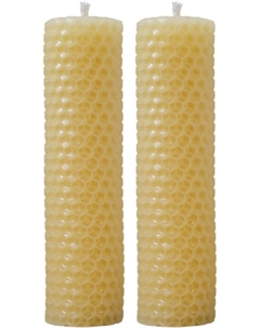 Набор декоративных свечей белый 2шт Ozarich
