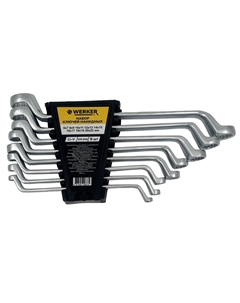 Набор ключей накидн 8шт(6х7,8х9,10х11,12х13,14х15,16х17,18х19,20х22) Werker