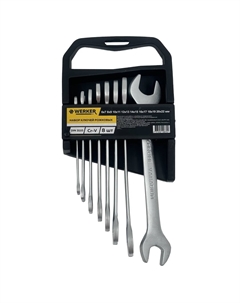 Набор ключей рожк 8шт (6х7,8х9,10х11,12х13,14х15,16х17,18х19,20х22) Werker