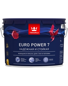 Краска латексная EURO 7, база А  9 л Tikkurila