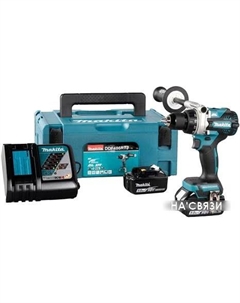 Дрель-шуруповерт DDF486RTJ (с 2-мя АКБ, кейс) Makita