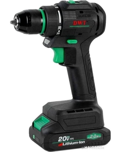 Ударная дрель-шуруповерт  ASBP-20 DNM-2 BMC (с 2-мя АКБ, кейс) Dwt