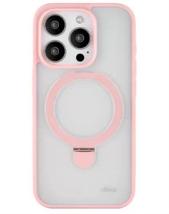 Чехол Clip Mag Case iPhone 15 Pro MagSafe (розовый) Ubear