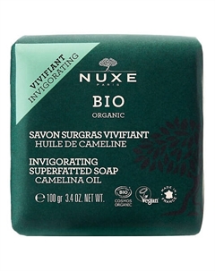 Органическое мыло с маслом камелии BIO Organic Invigorating Superfatted Soap 100 Nuxe