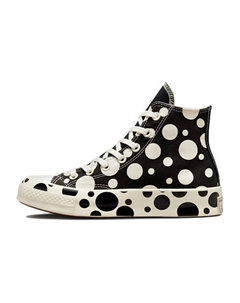 Кроссовки Chuck 70 Womens High Polka Dots Black Womens Converse