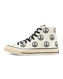 Кроссовки Chuck Taylor All Star 70 Hi Unleash Peace Egret Black Converse