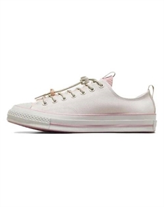 Кроссовки Chuck 70 Anti-Slip Wear-Resistant Low-Top Canvas Shoes Unisex White Pink Converse