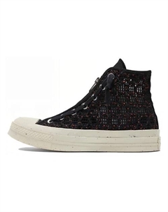 Кроссовки Chuck Taylor All Star 70 Hi Speckled Black Crochet Womens Converse