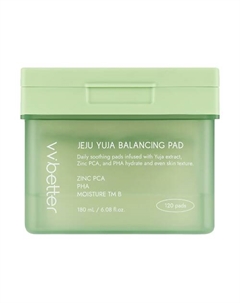 Тонер-пэды для лица балансирующие с экстрактом юдзу и PHA JEJU YUJA BALANCING PAD Vvbetter
