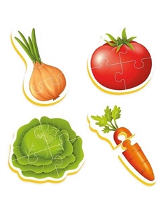 Мягкие пазлы"Овощи" El'basco