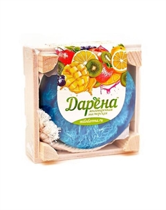 Мыло с люфой "Ледяная свежесть" Дарёна мыловаренная мастерская