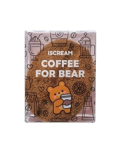 Спонж для очищения COFFEE FOR BEAR кофейное зернышко Iscream