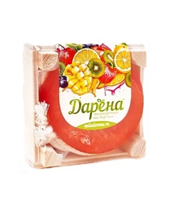 Мыло с люфой "Малина" Дарёна мыловаренная мастерская