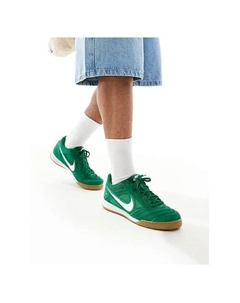 Кроссовки Gato suede trainers in green Nike
