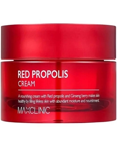 Крем для лица антивозрастной с экстрактом красного прополиса и женьшеня Red Propolis 50 Maxclinic