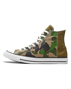 Кроссовки Chuck Taylor All Star Hi Half Green Camo Converse