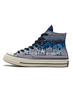Кроссовки Chuck 70 High Holiday Sweater Midnight Navy Converse