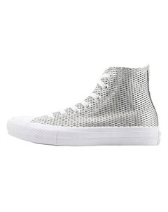 Кроссовки Chuck Taylor All Star Womens 2 High Perforated Metallic Silver Womens Converse