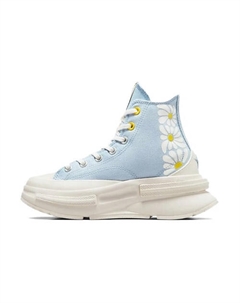 Кроссовки Run Star Legacy Wear-Resistant Coverage High-Top Canvas Shoes Unisex Blue Yellow Converse