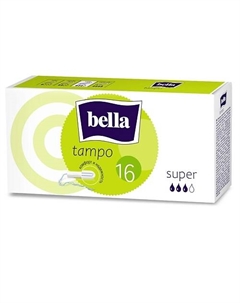 Тампоны без аппликатора Tampo Super Bella