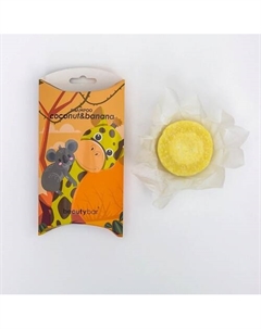 Шампунь твердый для ВСЕХ ТИПОВ волос с запахом кокоса и банана 50 Beauty bar