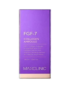 Эссенция антивозрастная для ухода за кожей лица FGF-7 Collagen Ampoule 100 Maxclinic