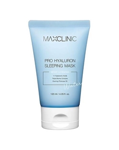 Маска для лица ночная с 11 видами гиалуроновой кислоты укрепляющая Pro Hyaluron Sleeping Mask 120 Maxclinic