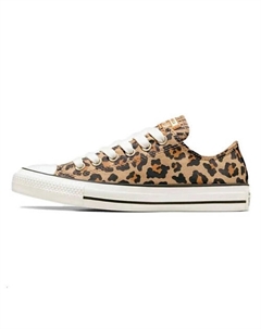 Кроссовки Chuck Taylor All Star Leopard Yellow Black White Womens Converse