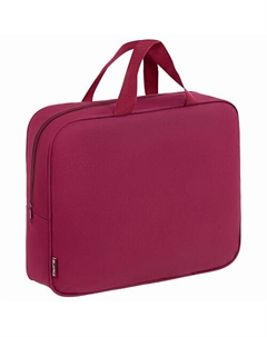 Папка на молнии с ручками A4 Бордовая 80мм Staff