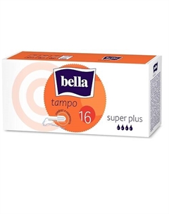 Тампоны без аппликатора Tampo Super plus Bella