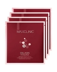 Маска для лица с коллагеном для эластичности кожи укрепляющая Collagen Firming Mask Maxclinic