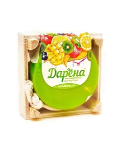 Мыло с люфой "Яблоко" Дарёна мыловаренная мастерская