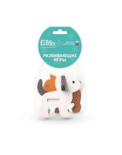 Конструктор мягкий для малышей Домашние любимцы El'basco