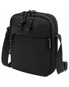 Сумка на плечо COMPACT, два кармана, черная Heikki