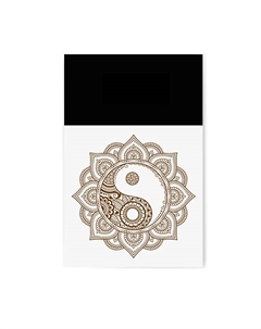 Временная переводная татуировка Инь и Янь Print factory