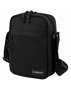 Сумка на плечо COMPACT, два кармана, черная Heikki