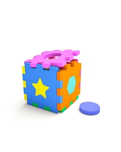 Развивающая игра Кубик-сортер Фигуры El'basco