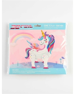 Воздушный шар фольгированный 26" «Единорог», фигура, под воздух Falali