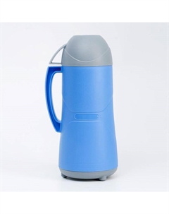 Термос 1 л, со стеклянной колбой, сохраняет тепло 8 ч, 30 х 16 см, синий Take it easy