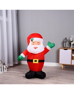 Надувная фигура новогодняя «Дед Мороз» машет рукой, 90 см Зимнее волшебство