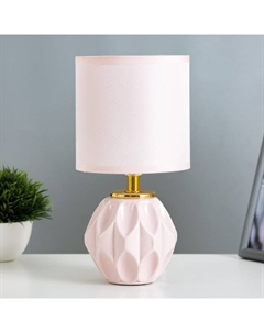 Настольная лампа "Амальтея" Е14 40Вт розовый 13х13х25 см Risalux