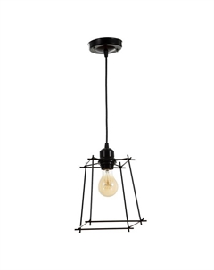 Светильник «Анджело» 1×40 Вт Е27 черный 18×18×70 см Bayerlux