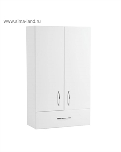 Шкаф навесной для ванной комнаты «. ПШ 50», 1 ящик, 900×500×236 мм, цвет белый Клик мебель