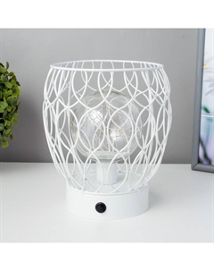 Ночник "Монта" LED от батареек 3хАА белый 17,5х17,5х19,5 см Risalux