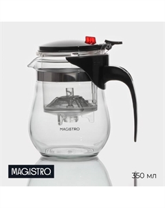 Заварочный чайник «Мехико», 350 мл, пластиковое сито, стекло Magistro