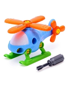 Конструктор винтовой «Вертолёт», 16 элементов, МИКС Полесье