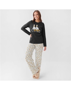 Пижама женская (лонгслив и брюки) Gussi р-р 44-46 Kaftan